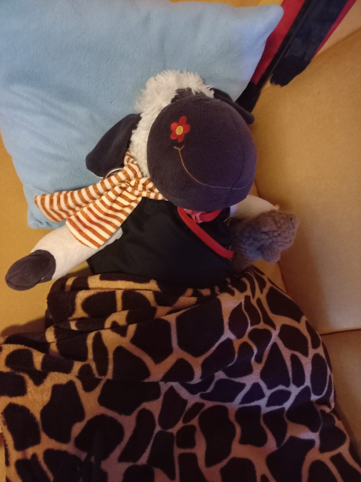 Blümchen im Bett